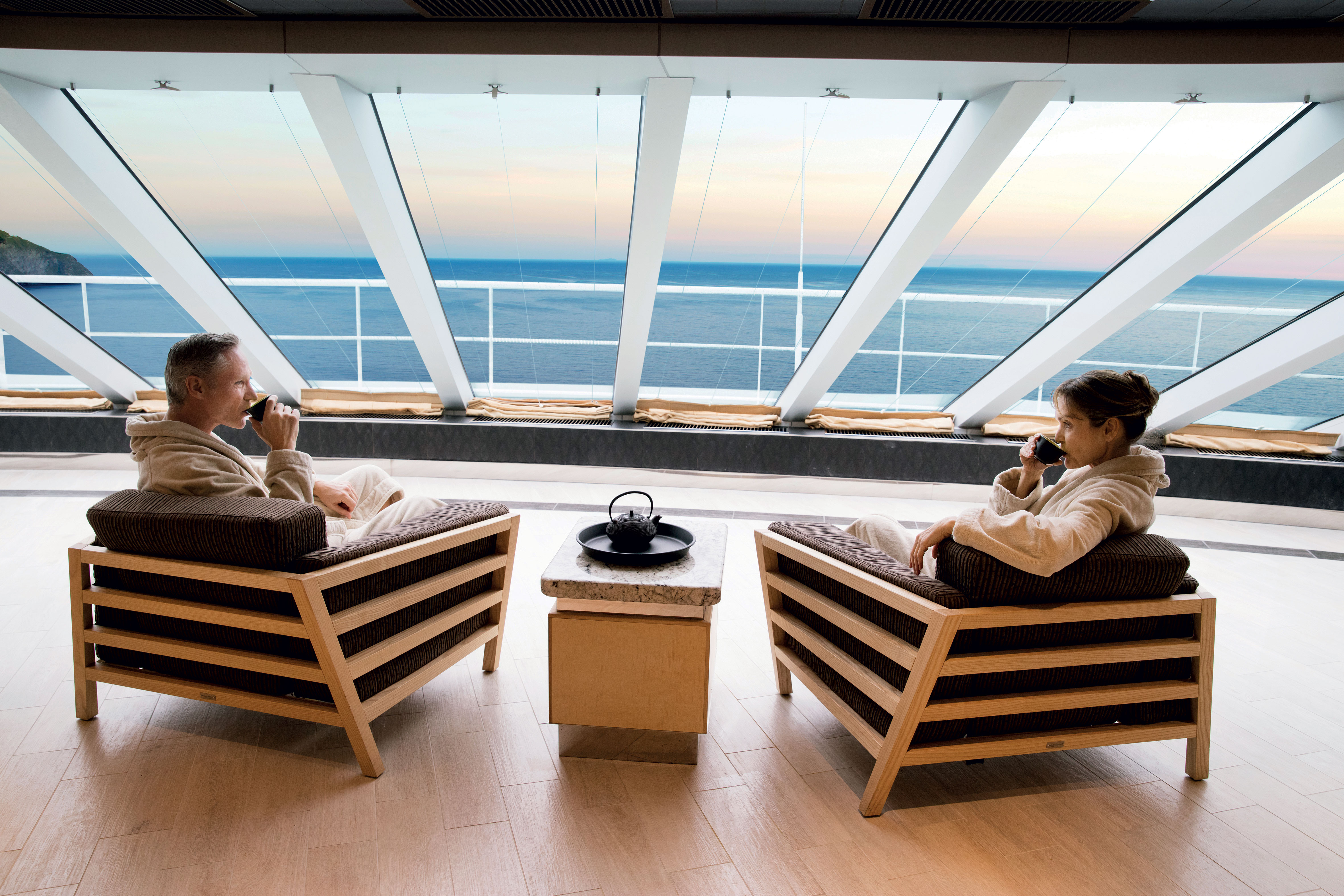 Area Spa su nave Costa